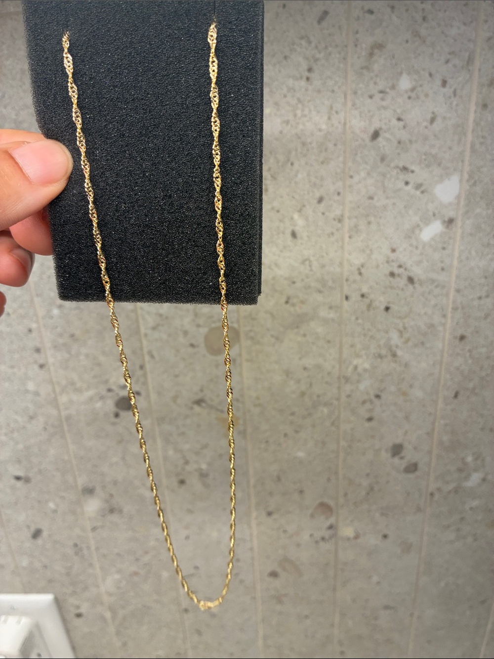 14K Gold Rope Necklace - Women Jewelry